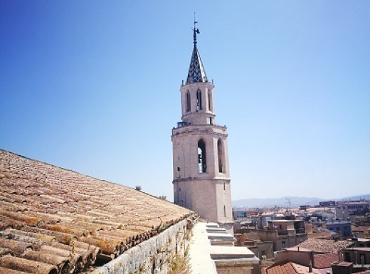 teulada i campanar de Santa Maria
