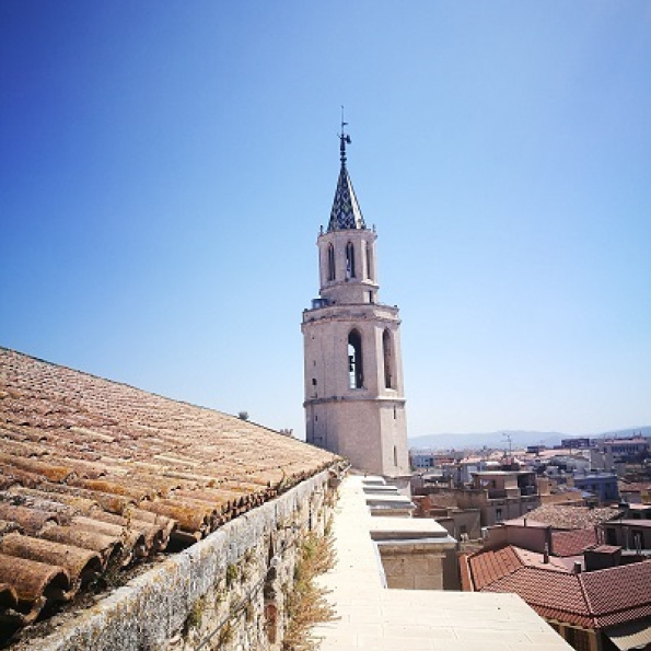 teulada i campanar de Santa Maria